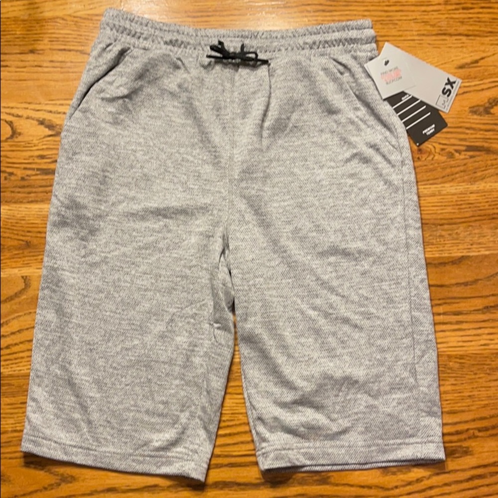 Boys athletic grey shorts